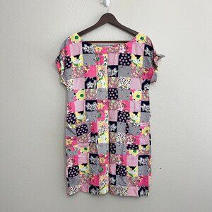 Lilly Pulitzer Rae Patchwork Mini Shift Dress Size Small Women's